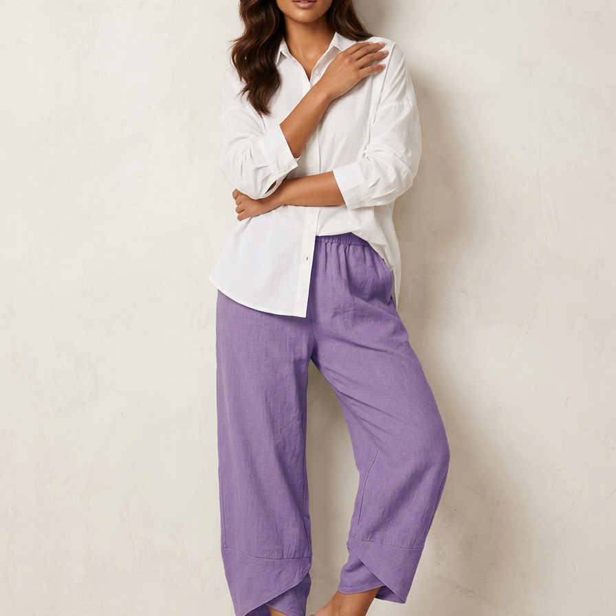 Comfortabele luchtige dames broek – Mirelle