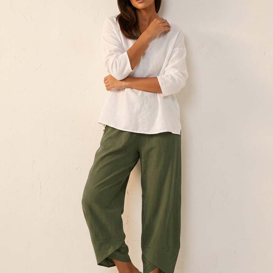 Comfortabele luchtige dames broek – Mirelle