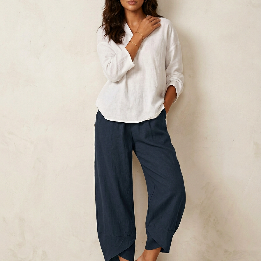 Comfortabele luchtige dames broek – Mirelle