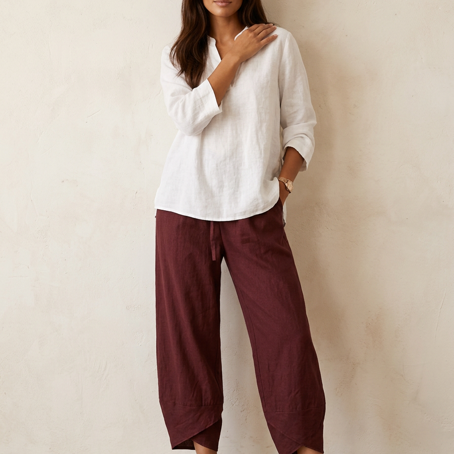 Comfortabele luchtige dames broek – Mirelle