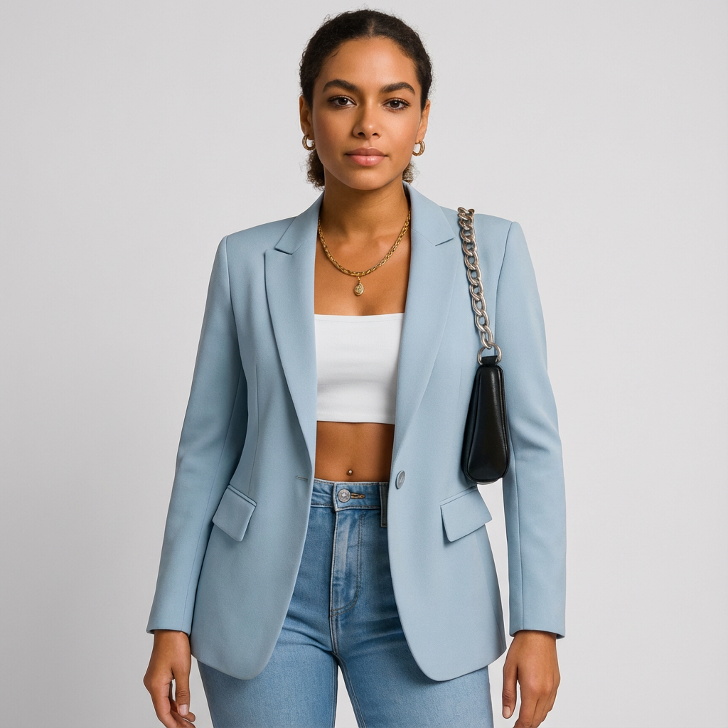 Elegante getailleerde dames blazer met tijdloze pasvorm